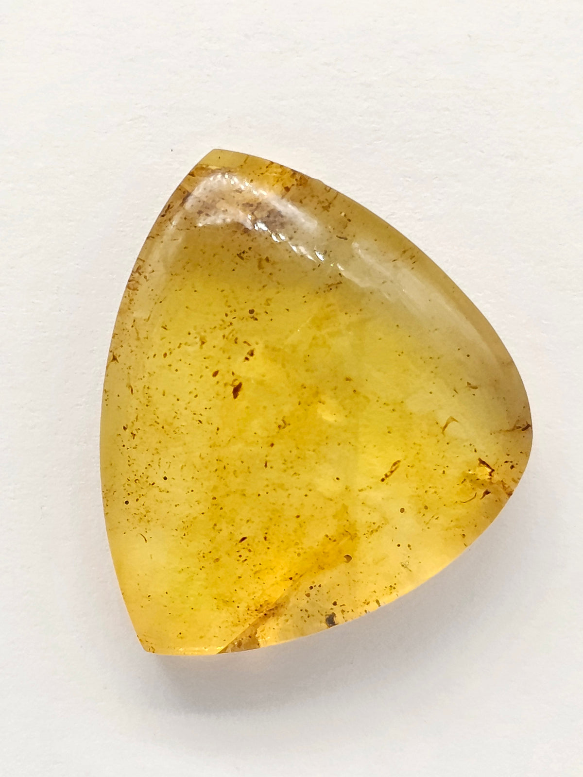 Amber cabochon | Artisan Cut Gemstone