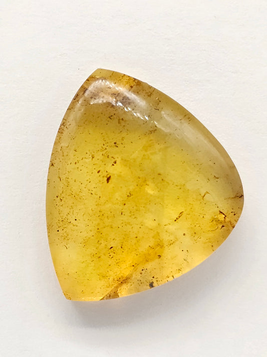 Amber cabochon | Artisan Cut Gemstone