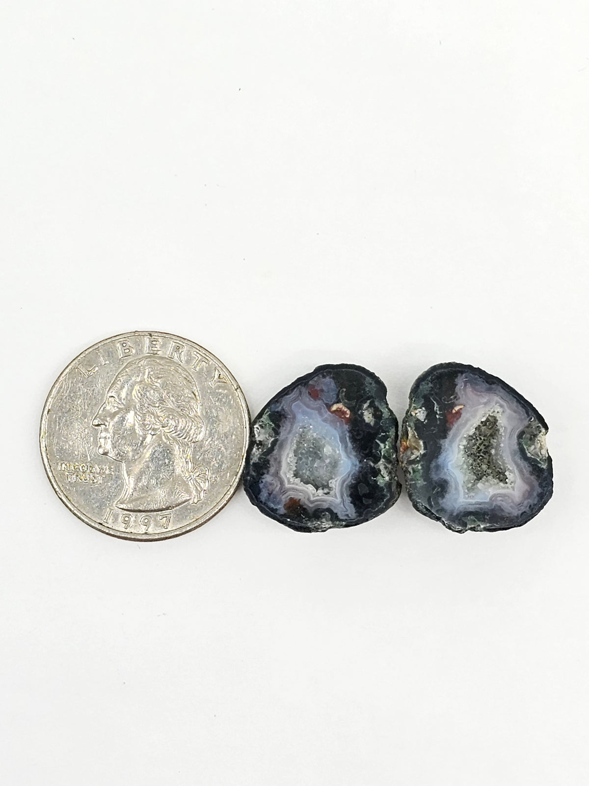 Tabasco Geode Pair | Natural Mexican Geode