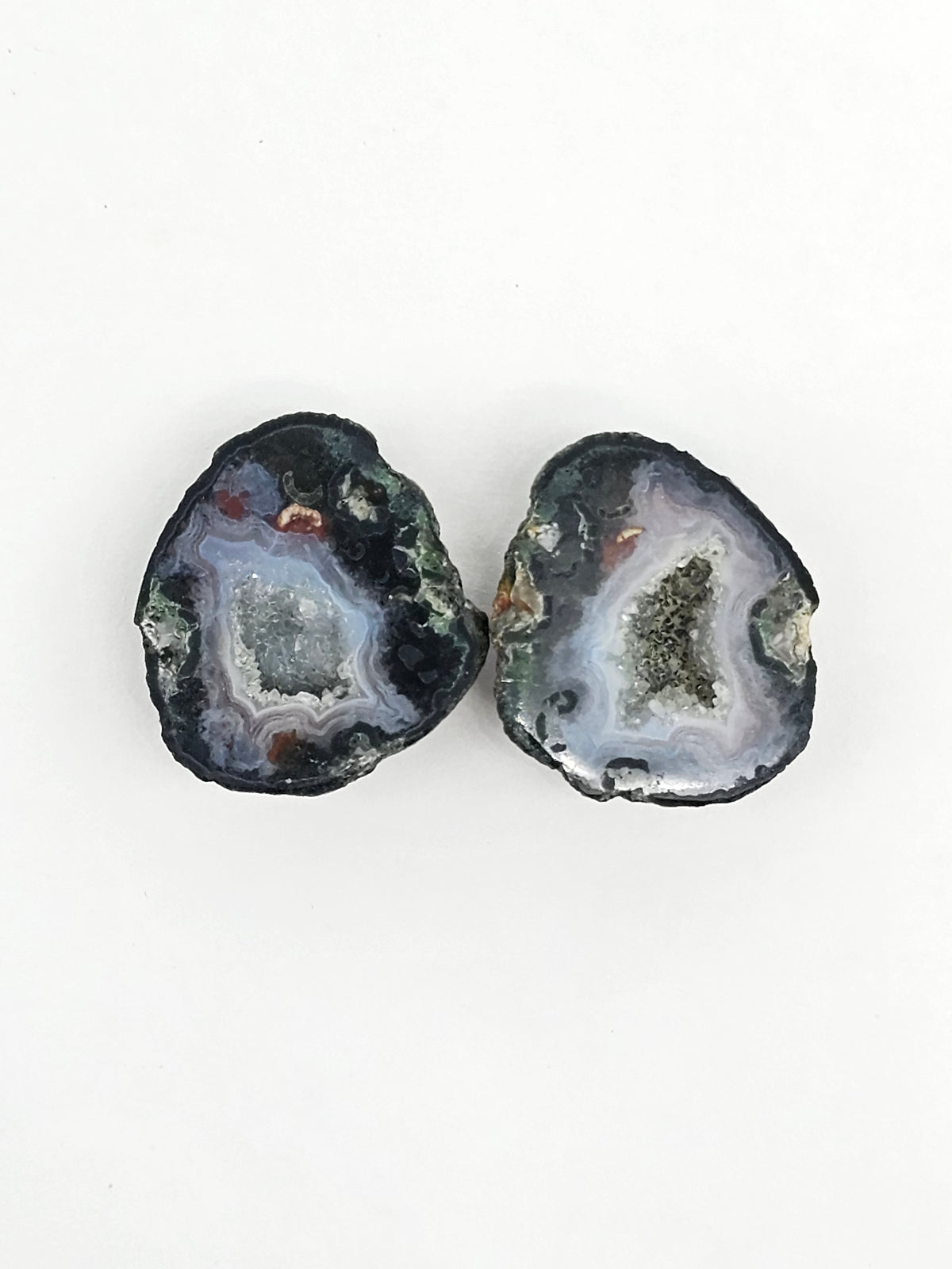 Tabasco Geode Pair | Natural Mexican Geode
