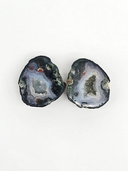 Tabasco Geode Pair | Natural Mexican Geode