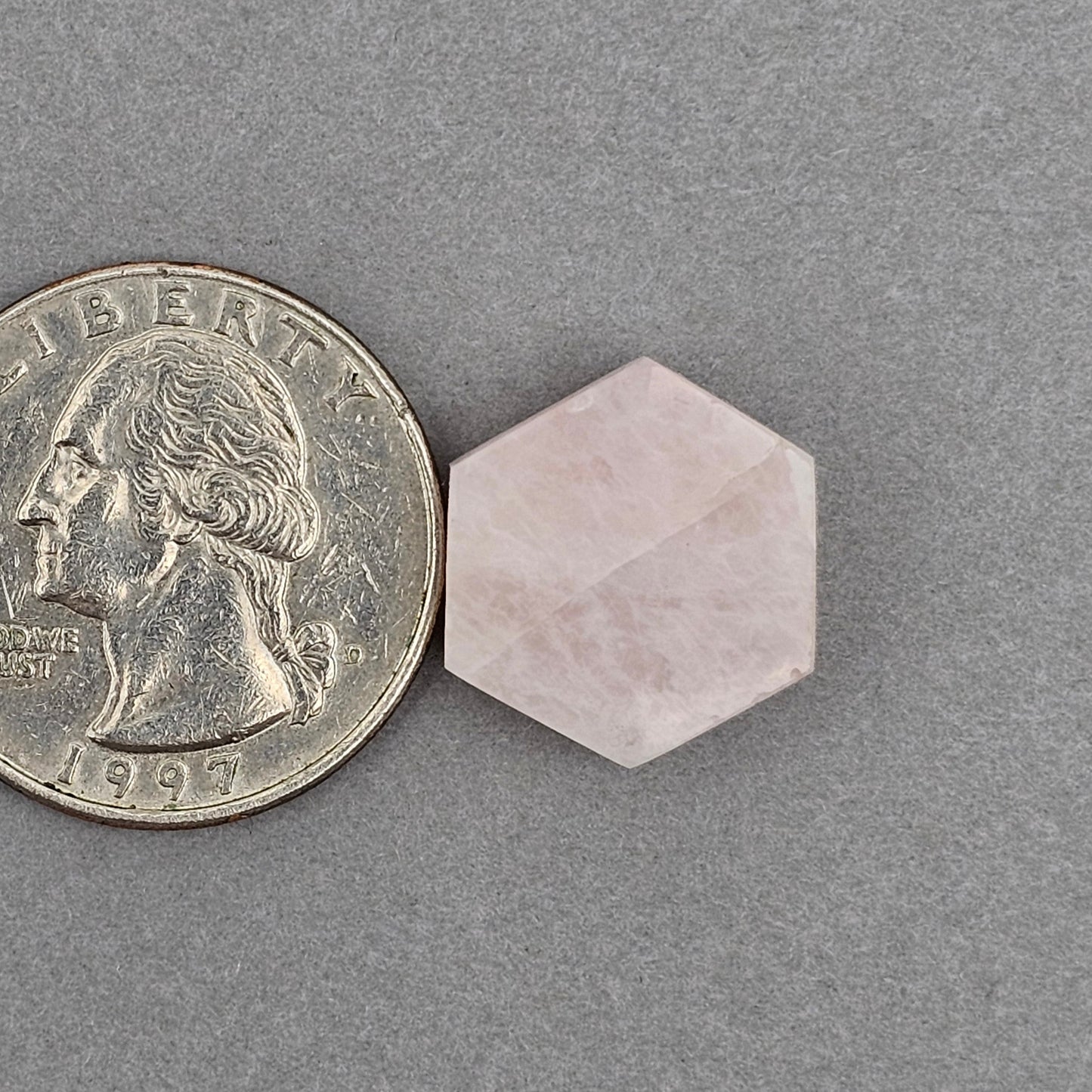 Rose Quartz Geometric Cabochon