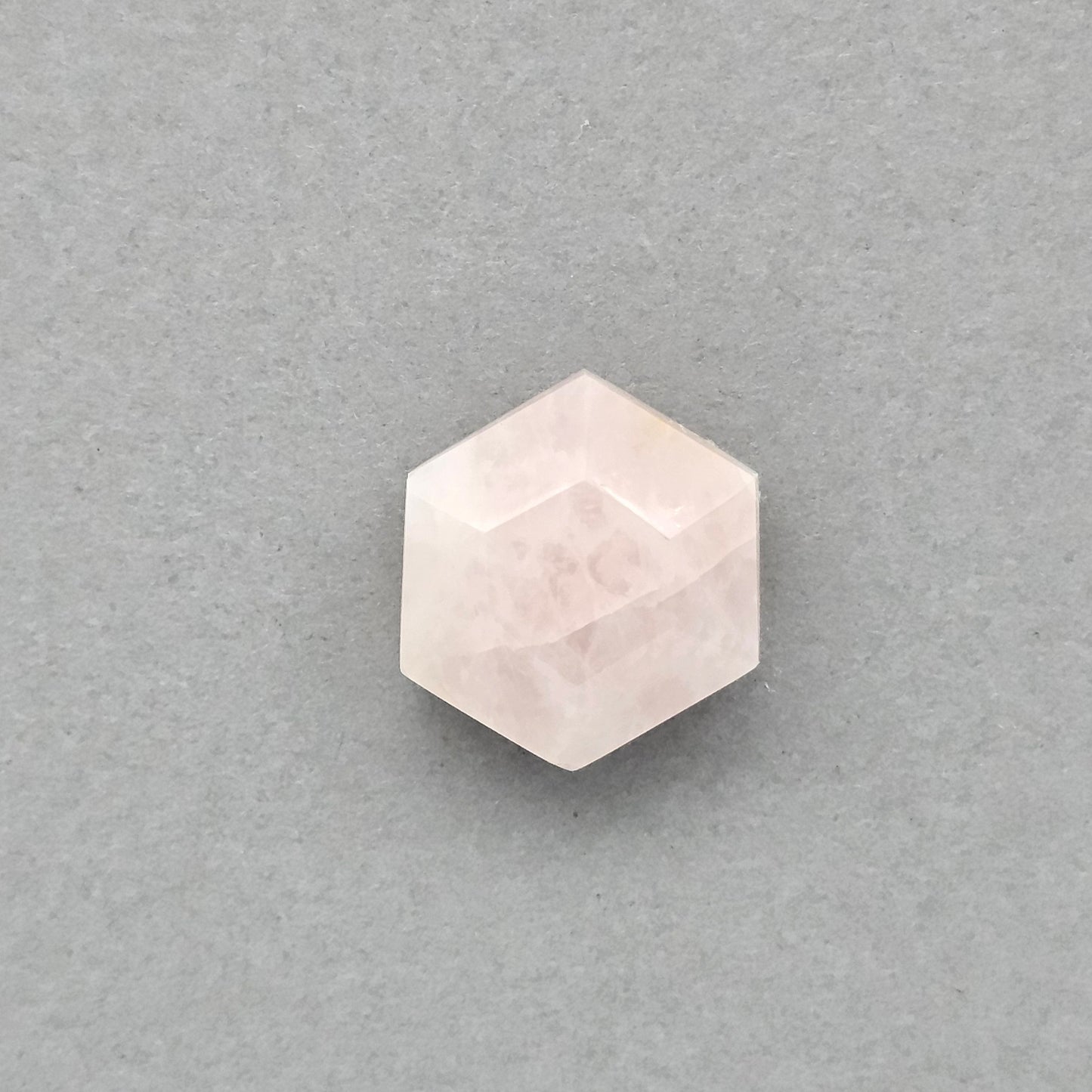 Rose Quartz Geometric Cabochon
