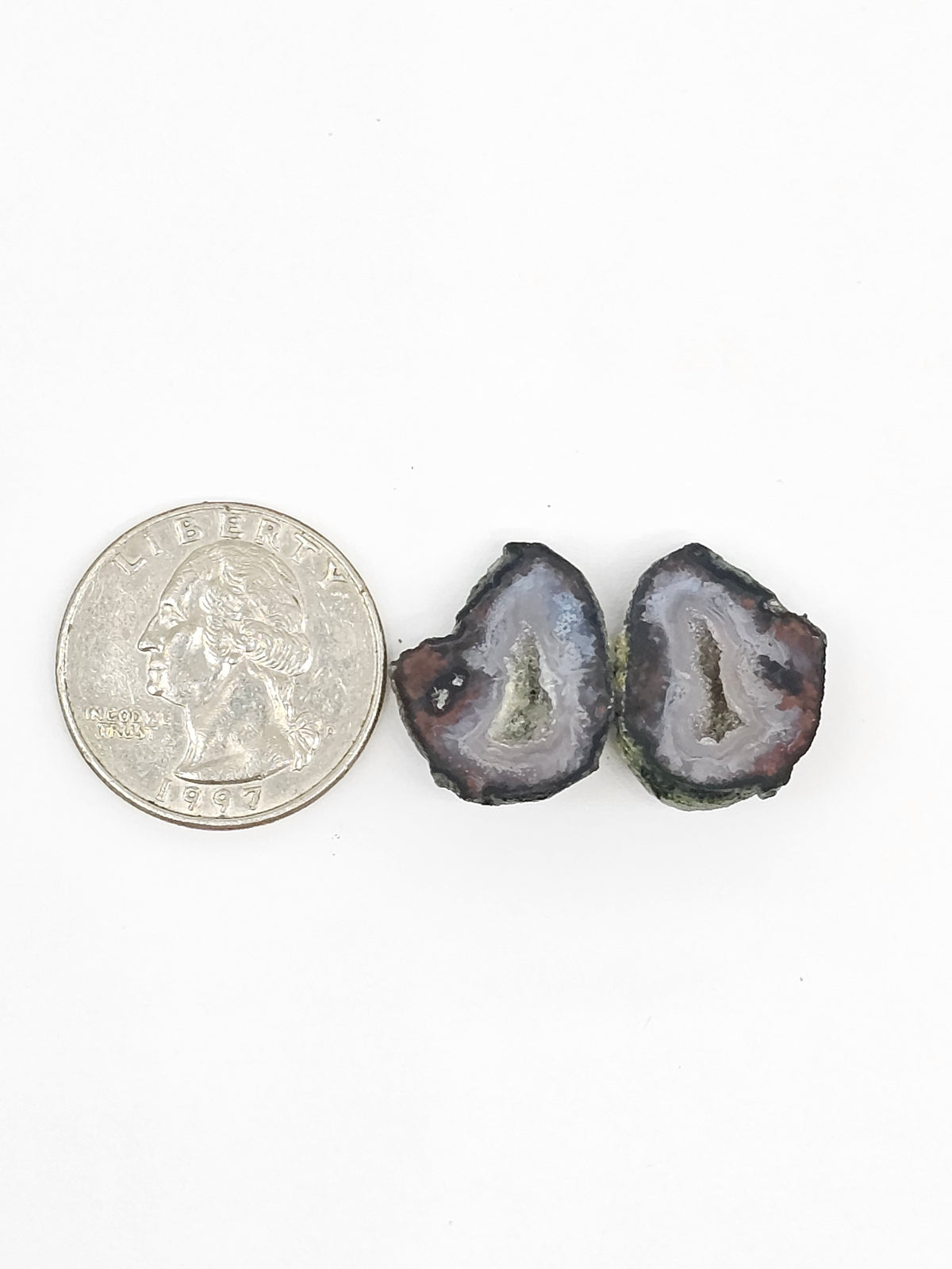 Tabasco Geode Pair | Natural Mexican Geode