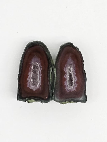 Tabasco Geode Pair | Natural Mexican Geode