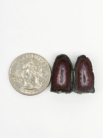Tabasco Geode Pair | Natural Mexican Geode