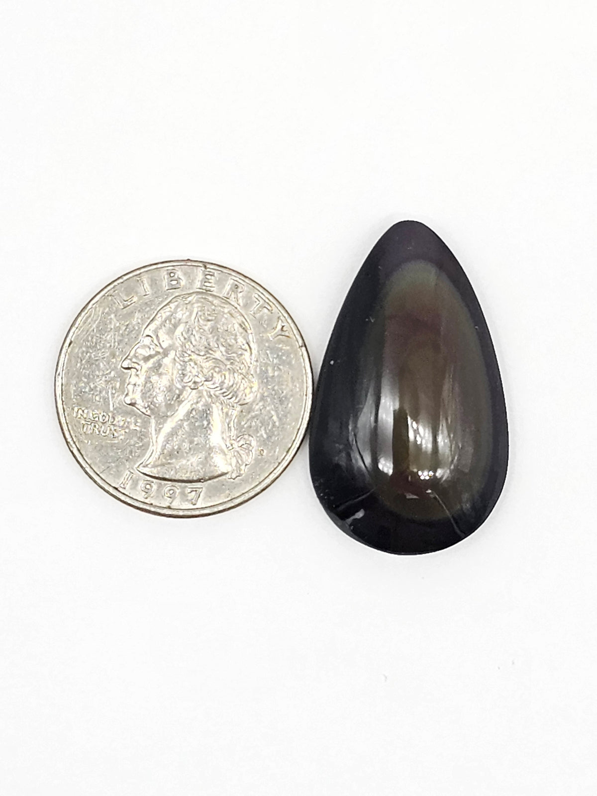 Rainbow obsidian Cabochon | Natural Mexican Obsidian for Silversmiths