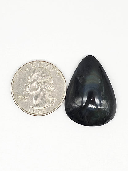 Rainbow obsidian Cabochon | Natural Mexican Obsidian for Silversmiths