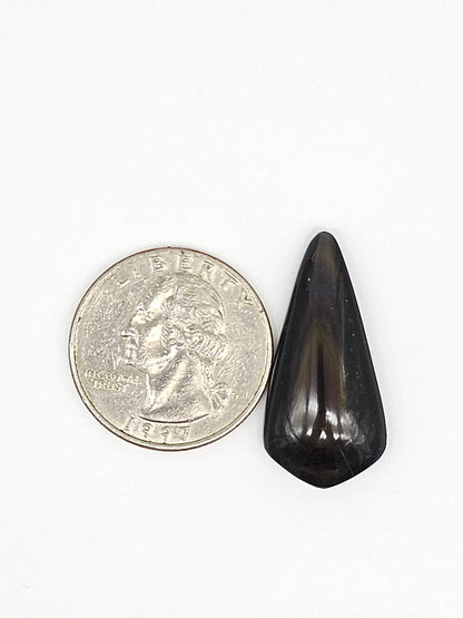 Rainbow obsidian Cabochon | Natural Mexican Obsidian for Silversmiths