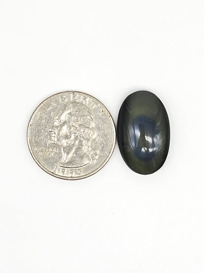 Rainbow obsidian Cabochon | Natural Mexican Obsidian for Silversmiths