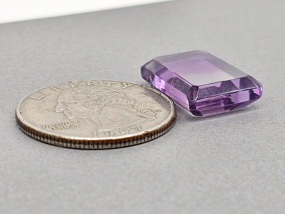 Amethyst Quartz Faceted Cabochon