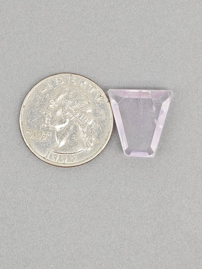 Amethyst Quartz Faceted Cabochon