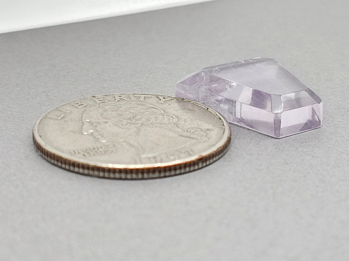 Amethyst Quartz Faceted Cabochon