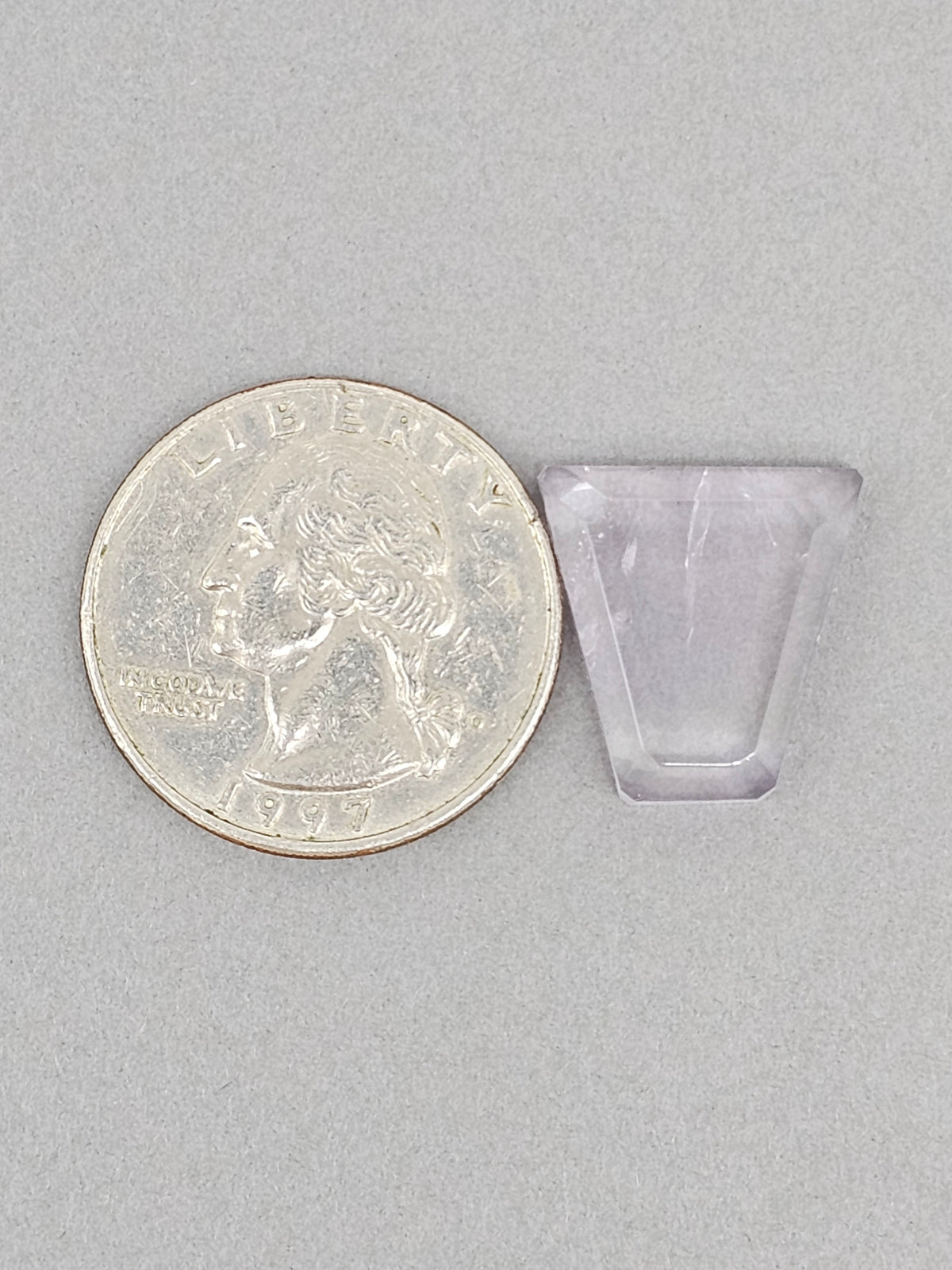 Amethyst Quartz Faceted Cabochon