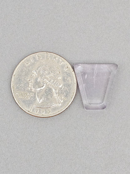 Amethyst Quartz Faceted Cabochon