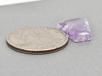 Amethyst Quartz Faceted Cabochon
