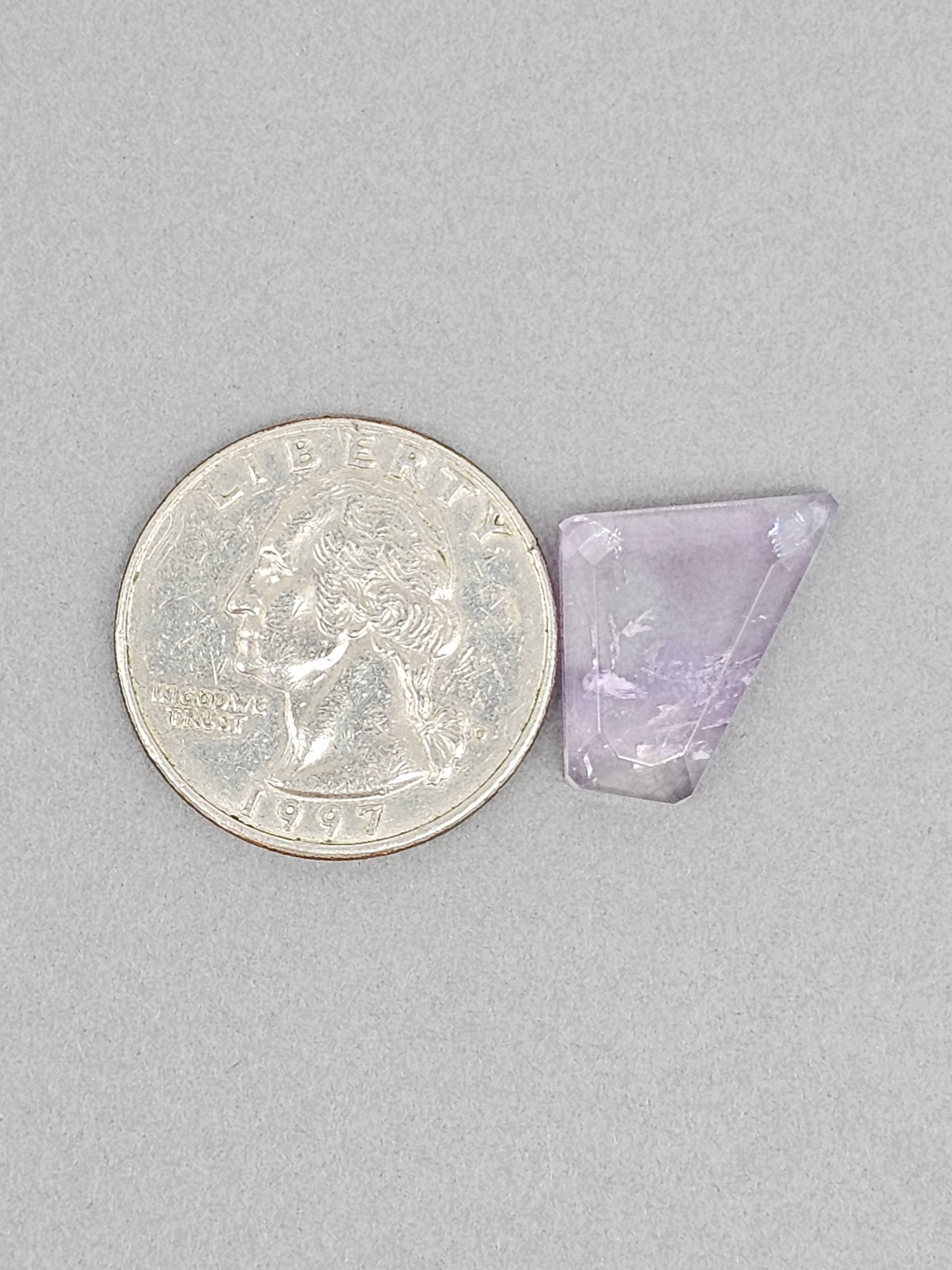 Amethyst Quartz Faceted Cabochon