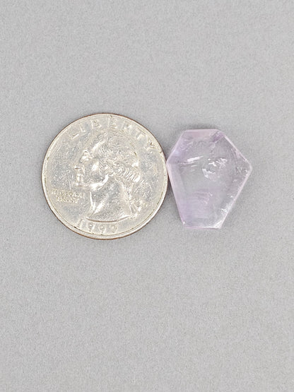 Amethyst Quartz Faceted Cabochon
