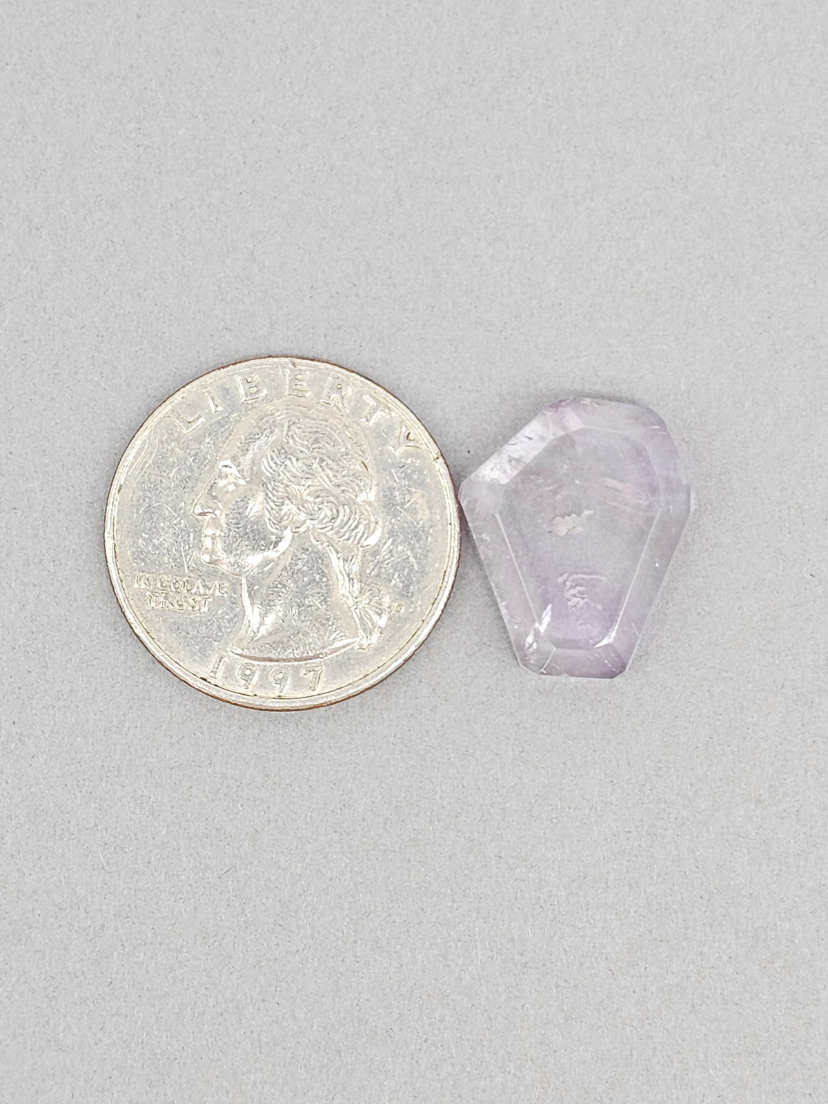 Amethyst Quartz Faceted Cabochon