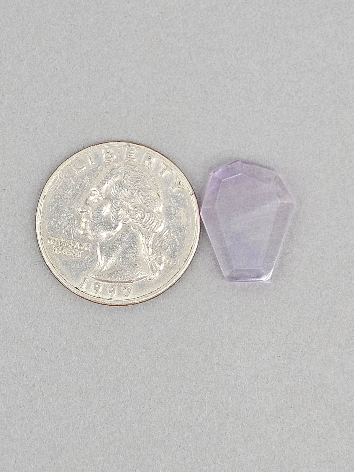 Amethyst Quartz Faceted Cabochon
