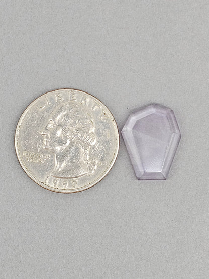 Amethyst Quartz Faceted Cabochon