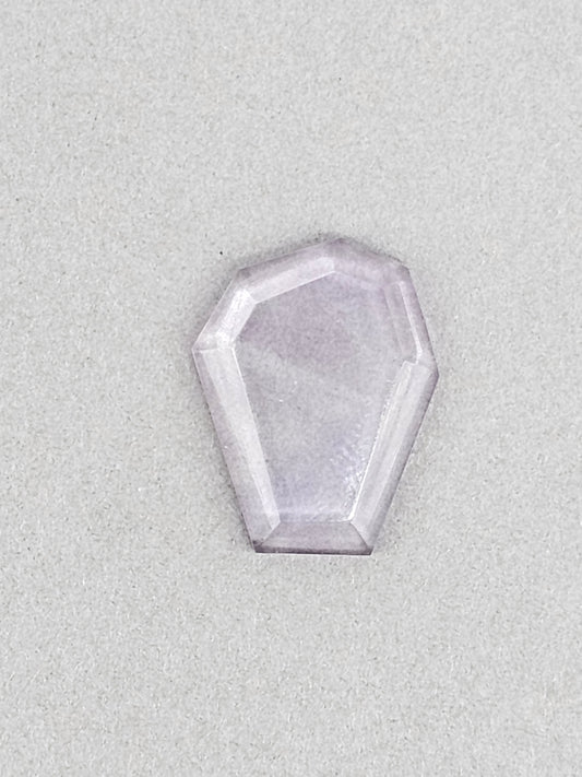 Amethyst Quartz Faceted Cabochon