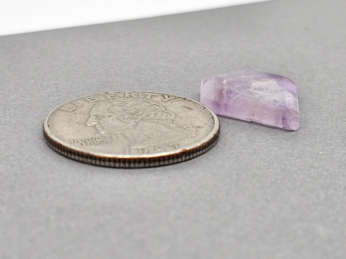 Amethyst Quartz Faceted Cabochon
