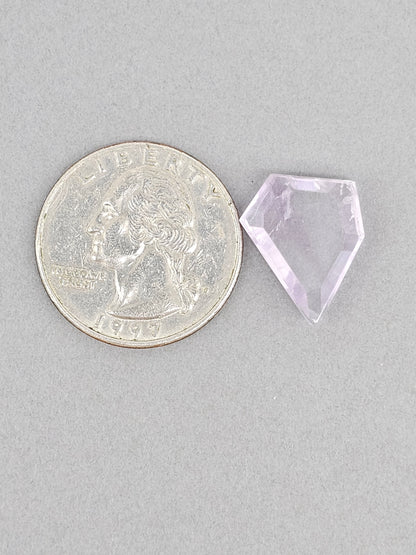 Amethyst Quartz Faceted Cabochon