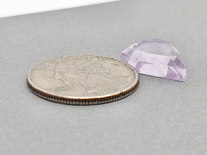Amethyst Quartz Faceted Cabochon