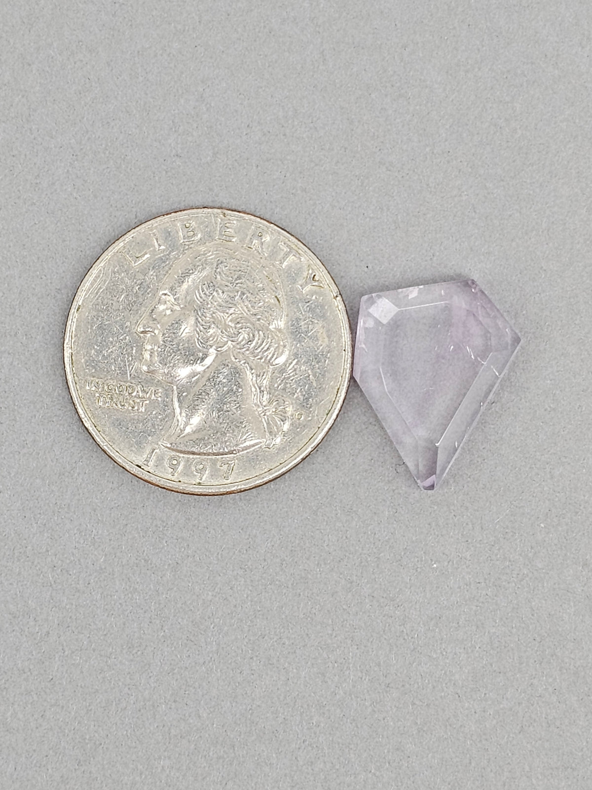 Amethyst Quartz Faceted Cabochon