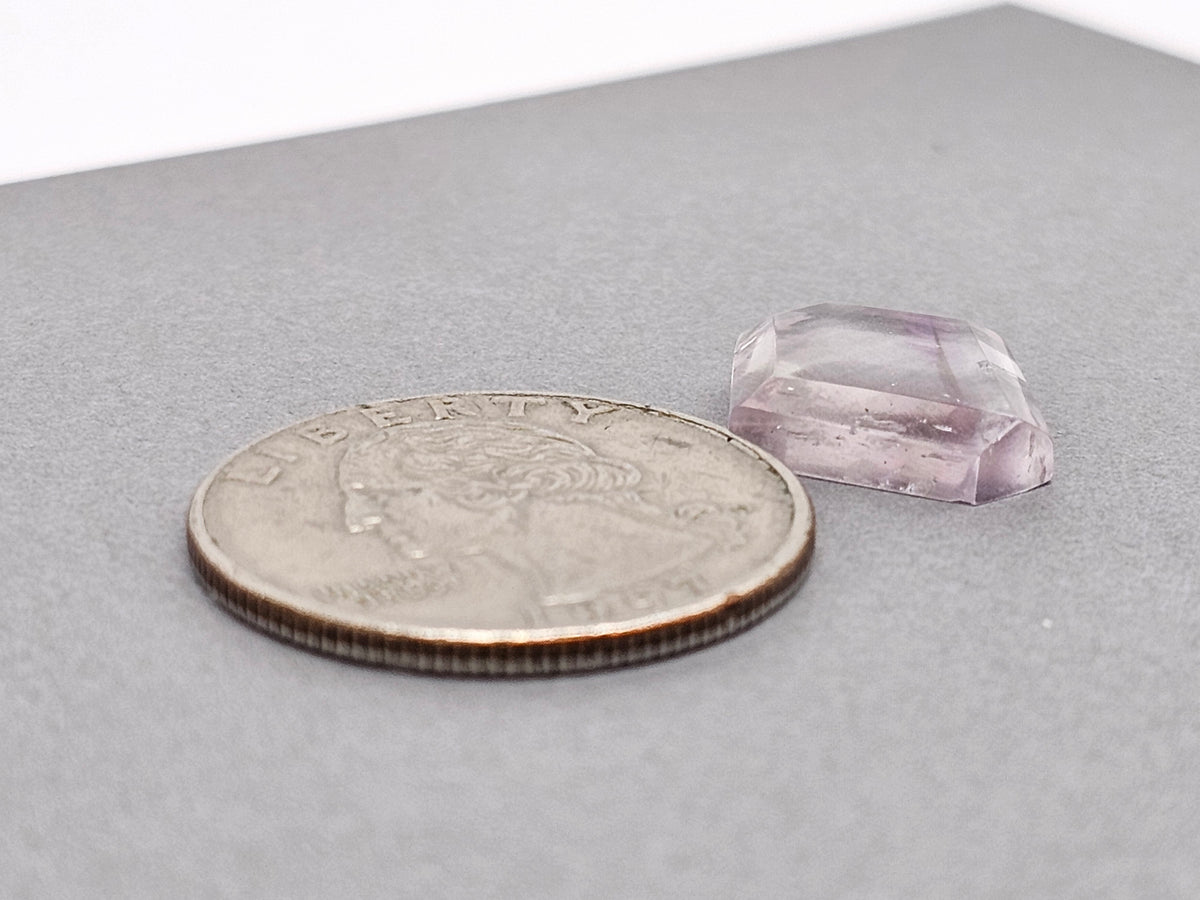 Amethyst Quartz Faceted Cabochon