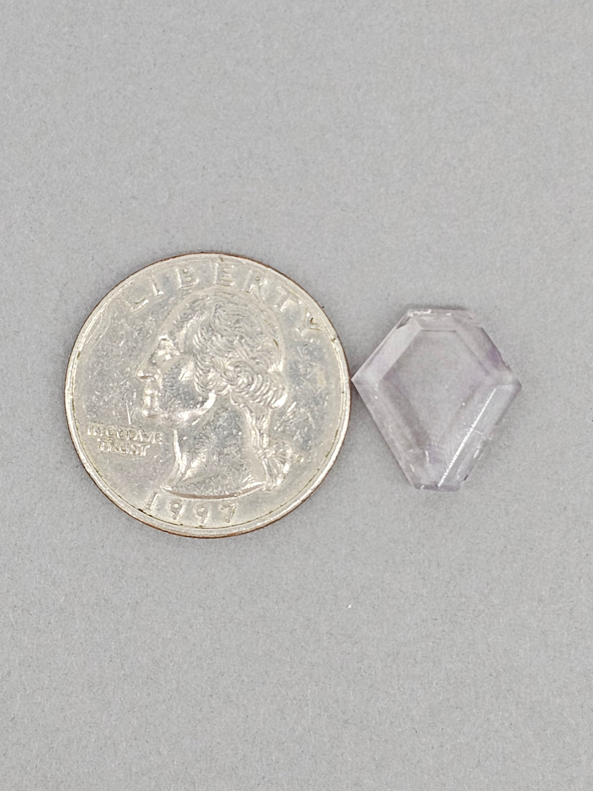 Amethyst Quartz Faceted Cabochon
