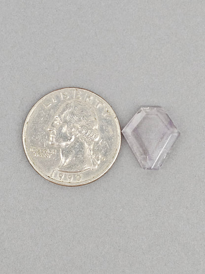 Amethyst Quartz Faceted Cabochon
