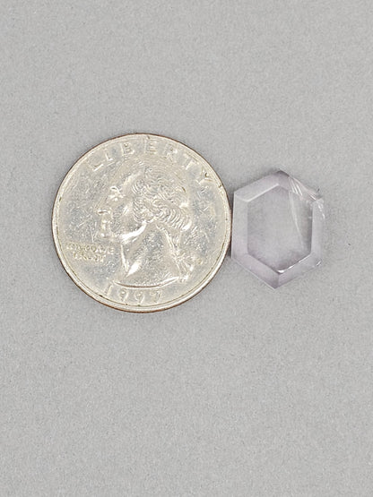 Amethyst Quartz Faceted Cabochon