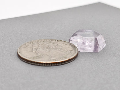 Amethyst Quartz Faceted Cabochon