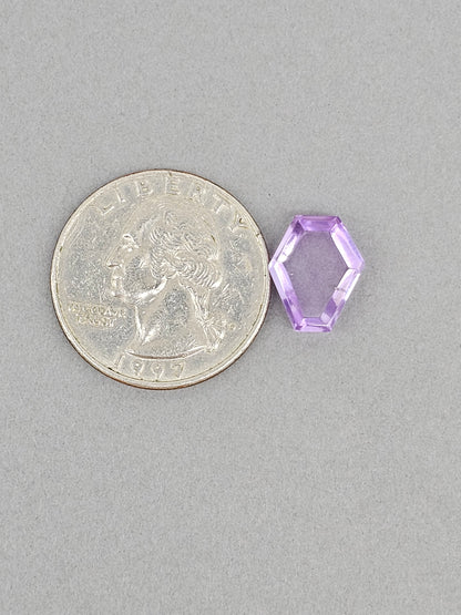 Amethyst Quartz Faceted Cabochon