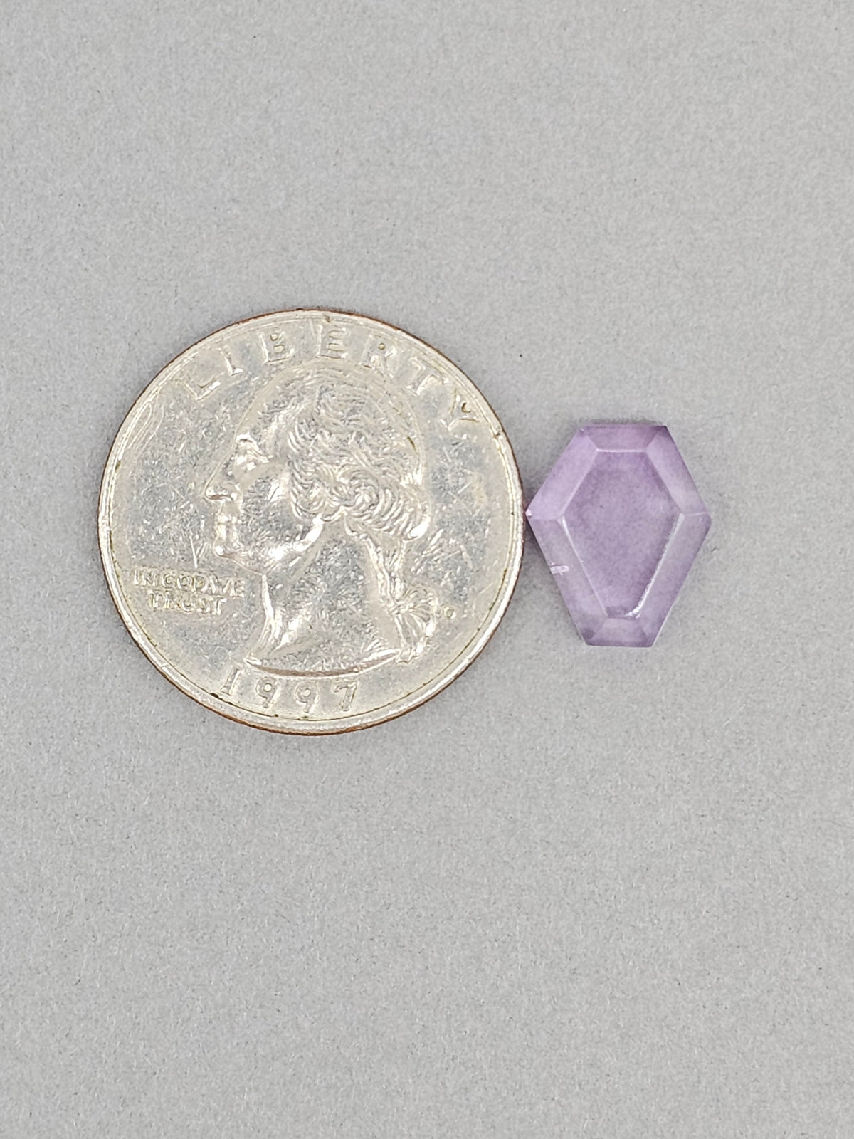 Amethyst Quartz Faceted Cabochon