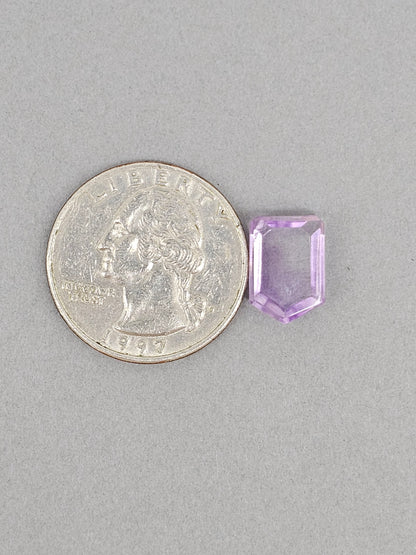 Amethyst Quartz Faceted Cabochon