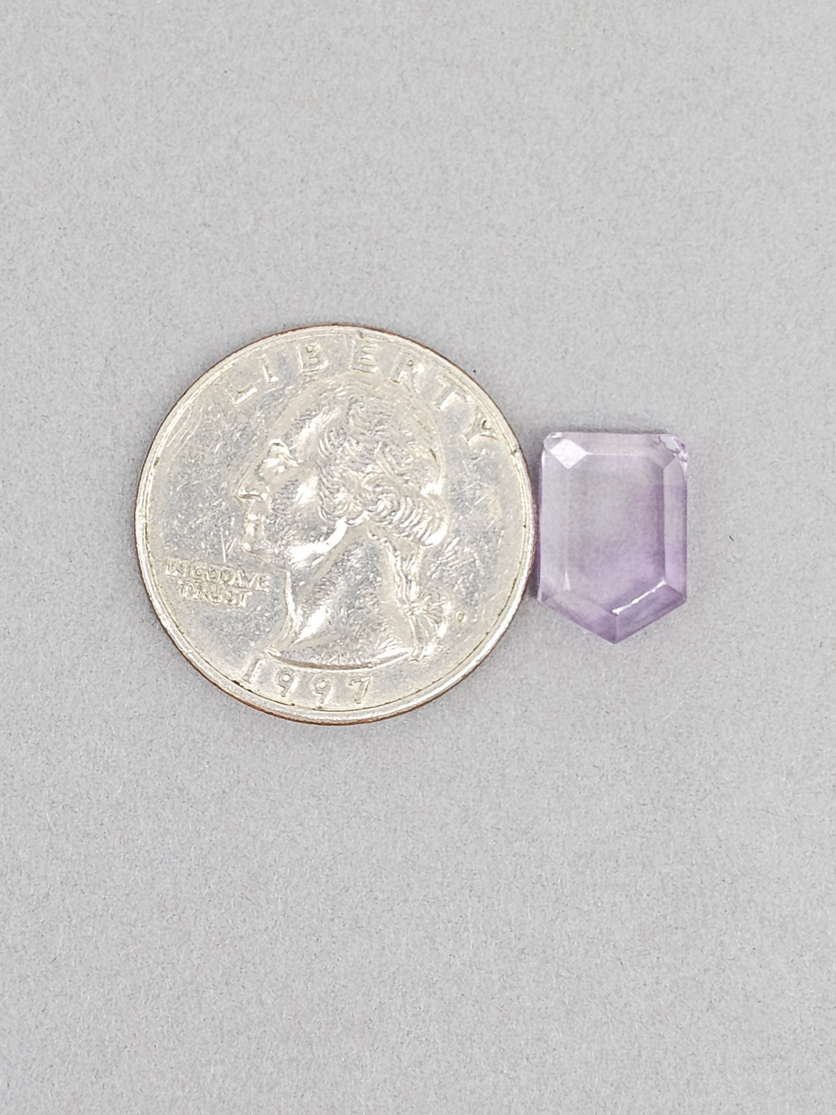 Amethyst Quartz Faceted Cabochon