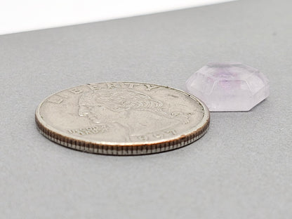 Amethyst Quartz Faceted Cabochon