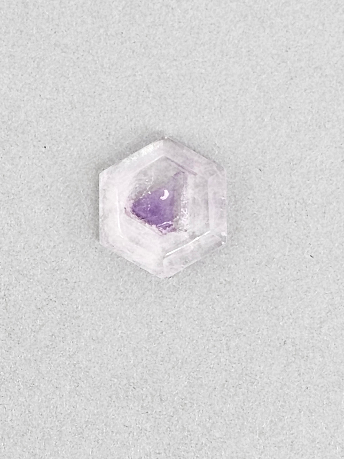 Amethyst Quartz Faceted Cabochon
