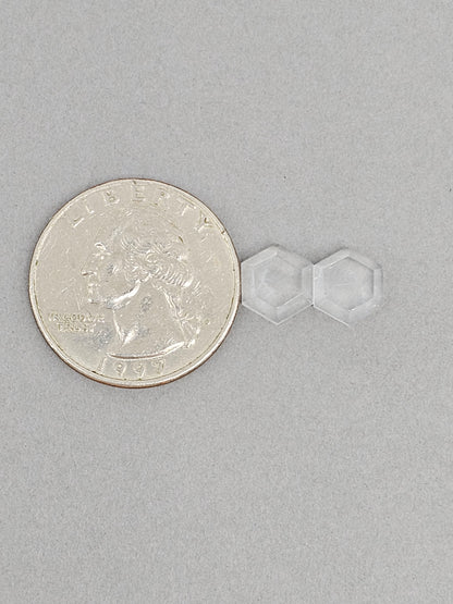 Quartz Geometric cabochon pair
