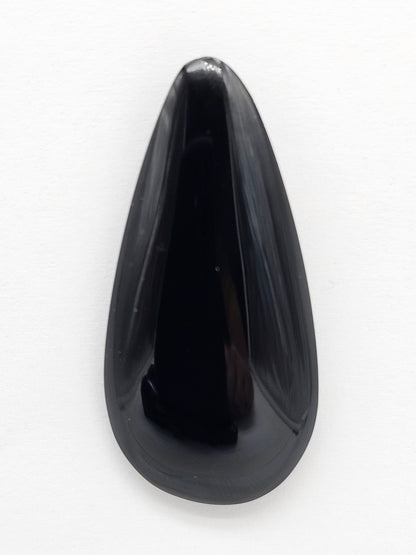 Velvet obsidian Cabochon | Natural Mexican Obsidian for Silversmiths