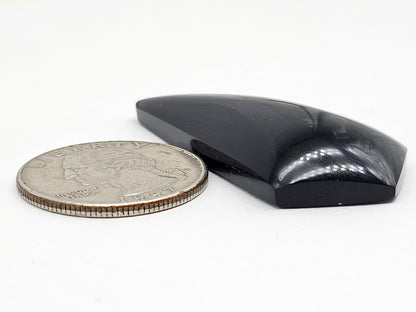 Velvet obsidian Cabochon | Natural Mexican Obsidian for Silversmiths