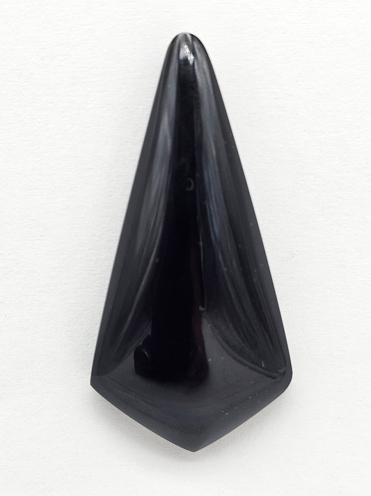 Velvet obsidian Cabochon | Natural Mexican Obsidian for Silversmiths