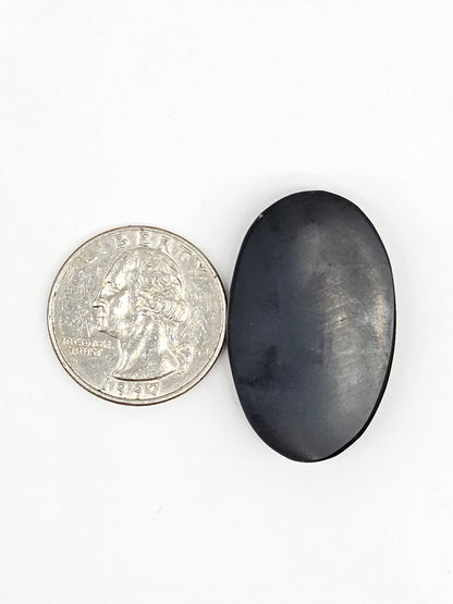 Velvet obsidian Cabochon | Natural Mexican Obsidian for Silversmiths