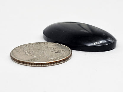 Velvet obsidian Cabochon | Natural Mexican Obsidian for Silversmiths