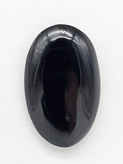 Velvet obsidian Cabochon | Natural Mexican Obsidian for Silversmiths