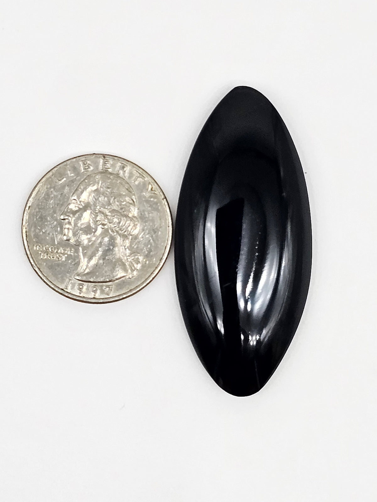 Velvet obsidian Cabochon | Natural Mexican Obsidian for Silversmiths