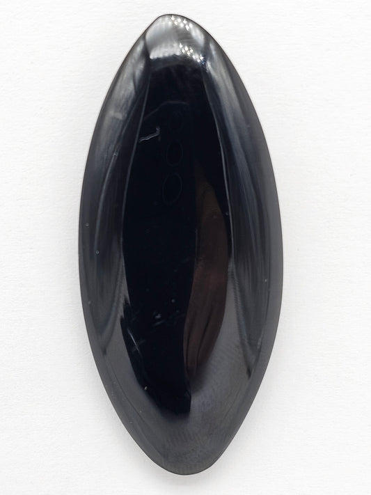 Velvet obsidian Cabochon | Natural Mexican Obsidian for Silversmiths
